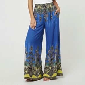 The Paragon Pants Boho Retro Wide Leg Festival L